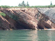 Big cliffs, more caves